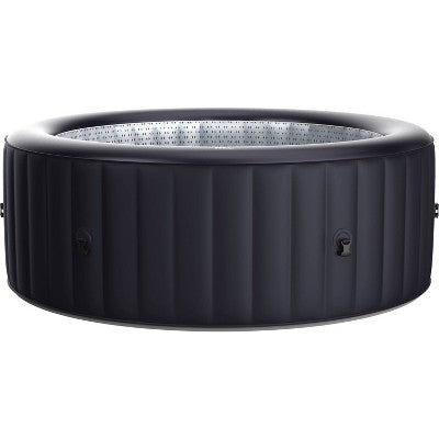  MSpa Aurora Round Bubble Spa With Thermal Cover 245 Gal 138 Electric 110 Volt AC Inflatable Hot Tub