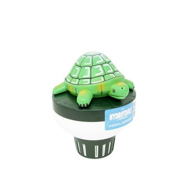 Swimline Swim Central Turtle Floating Swimming Pool Chlorine Dispenser - 7.5" - Green And Black