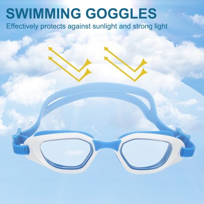  Unique Bargains PC Clear Vision Adult Water Sports Surfing Swimming Goggle