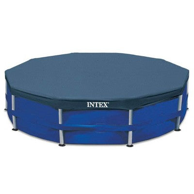  Intex Steel Frame Pool Ladder For 42' Wall Height & 15' Round Pool Debris Cover
