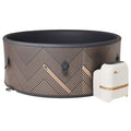  MSpa Mono Round DWF Bubble Spa With Thermal Cover 245 Gal 138 Electric 110 Volt AC Inflatable Hot Tub