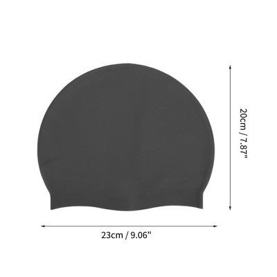  Unique Bargains Silicone Waterproof Non-slip Swim Cap 1 Pc