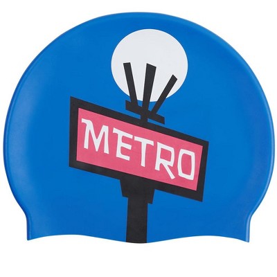  Sporti Paris Metro Pop Silicone Swim Cap