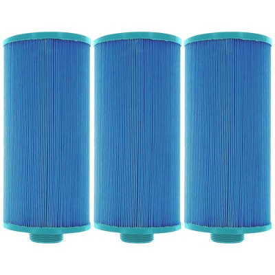  Hurricane Filters Elite Aseptic Spa Filter Cartridge For Unicel 4CH-24, PGS25P4, Filbur FC-0131, After Hours Spas, Nemco Spas, And Threaded 25, 3 Pack