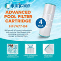  Hurricane Filters Advanced Spa Filter Cartridge For C-7477, PA75SV, FC-1260, Hayward C-570, C3020, C3000, C3000S, And Sta-Rite PRC 75, 16 Pack