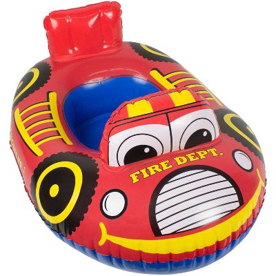  Poolmaster Baby Swimming Pool Fire Engine Boat Rider
