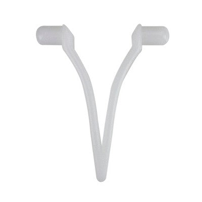  Pool Central Quick Snap Butterfly Clips For Swimming Pool Pole Attachments 3pc 2" - White