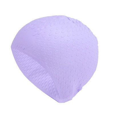  Unique Bargains Silicone Waterproof Embossed Swim Cap 1 Pc