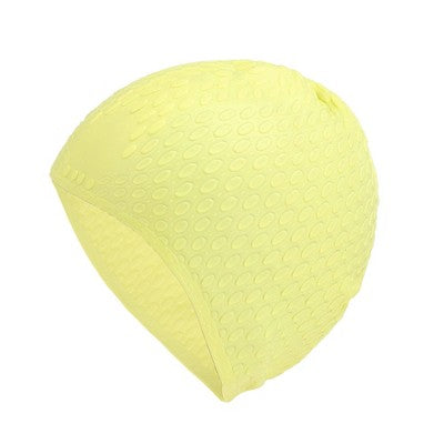  Unique Bargains Silicone Waterproof Embossed Swim Cap 1 Pc