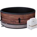  MSpa Duet Round DWF Bubble Spa With Thermal Cover 245 Gal 138 Electric 110 Volt AC Inflatable Hot Tub