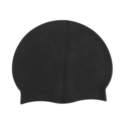  Unique Bargains Silicone Square Flower Pattern Waterproof Swim Cap 1 Pc