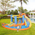  NAYSAYE Above Ground Pool Inflatable Water Slide Bounce House Multi Activity For Kids Backyard Fun, Multicolor, 13.70"*11.80"*6.20"