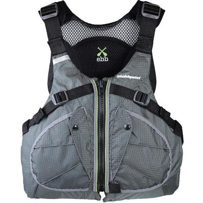  Stohlquist Men's Ebb Lifejacket (PFD) Gray SM/MD 33in-39in