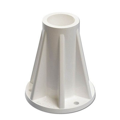  Saftron Polymer 6 Inch Pool Handrails And Ladders Surface Mounting Base (4 Pack)