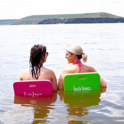 TRC Recreation Lazy Bunz Foam Water Saddle Pool Float For Adults And Kids, Lounger For Swimming Pool, Lake, River, And Beach, Navy Blue (2 Pack)