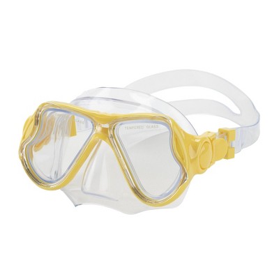  Hawaii Divers Beluga Jr Snorkel Mask – Yellow (Unisex | Ages 8+)