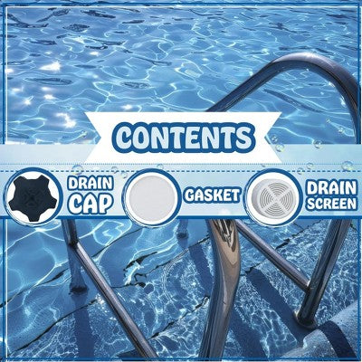  Poolzilla Drain Plug - Compatible With Hayward SX180LA, And Hayward Pro-Series/Pro-Series Plus Sand Filters…