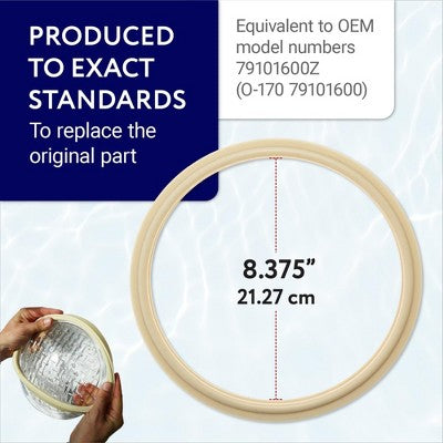  Impresa [2 Pack] Light Lens Gasket For Pentair 8 3/8" 79101600Z