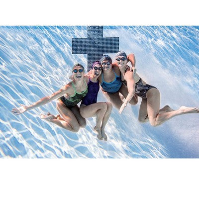  Sporti Sonar Waves Silicone Swim Cap