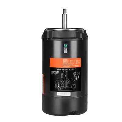  VEVOR 0.75 HP Pool Pump Motor, 56J Frame, 115V(8 Amps)/230V(4 Amps) 3450 RPM, 60Hz, 1.5 Service Factor, 80μF/250V Capacitor,