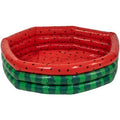  Pool Central Inflatable Round 3 Ring Watermelon Kiddie Swimming Pool - 47"