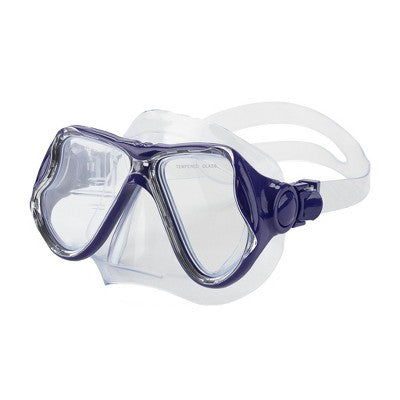  Hawaii Divers Adult Snorkel Set Manta Ray - Purple - Size S/M