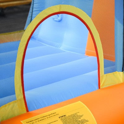 NAYSAYE Above Ground Pool Inflatable Water Slide Bounce House Multi Activity For Kids Backyard Fun, Multicolor, 13.70"*11.80"*6.20"