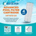  Hurricane 12 Pack HF7470-04 Advanced Pool Filter Cartridge Replacement For PCC80, Unicel C-7470, Filbur FC-1976, Pentair Clean & Clear 320