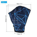  Unique Bargains Swimming Diving Resistance Webbed Training Printing Aquatic Gloves 1 Pair