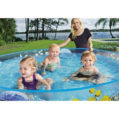 Bestway H2OGO! 6\' X 15" Odyssey Fill \'N Fun Plastic Kids Swimming Pool