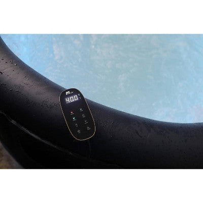  MSpa Aurora Round Bubble Spa With Thermal Cover 245 Gal 138 Electric 110 Volt AC Inflatable Hot Tub
