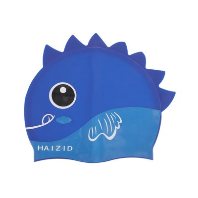  Unique Bargains Kid's Silicone Cartoon Fish Swim Cap 1 Pc