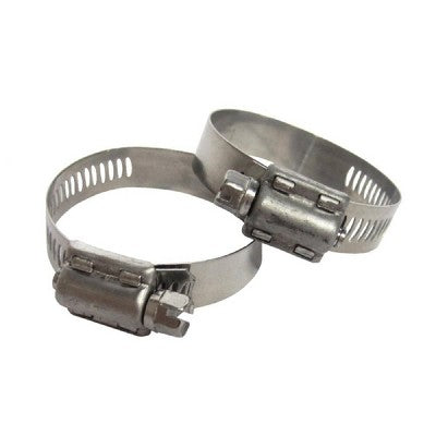  Swim Central Set Of 2 Silver Colored Hose Clamps - 2.5-Inch