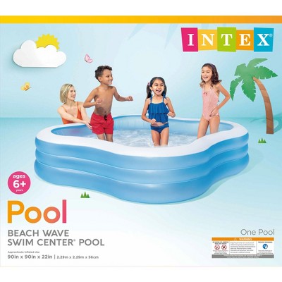  Intex 57495EP 90" X 90" X 22" Swim Center Family Pool Assorted Colors