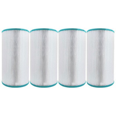  Hurricane 4 Pack HF4H935-01 Advanced Pool And Spa Filter Cartridge Replacement For PWW35L, Unicel 4CH-935, Filbur FC-0820, White
