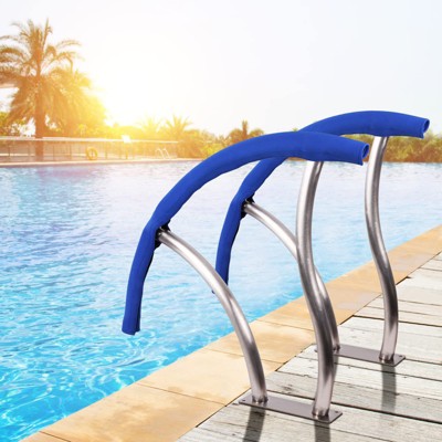  30" X 30" Pool Handrail - Sturdy And Safe Swimming Pool Stair Handle For Easy Access - A Pair