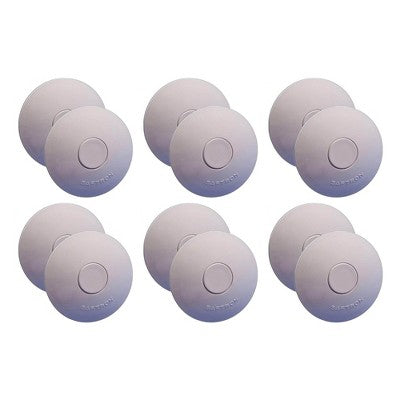  2) Saftron ASC-W Pool Ladder And Railing Anchor Socket Cover (6 Pack)