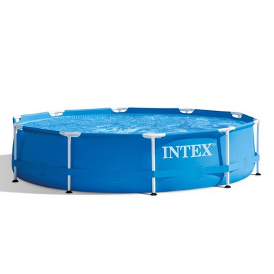  Intex Pool Kit W/ Intex 10 X 2.5-Ft Pool Set W/ Filter Pump W/ 10-Ft Pool Cover