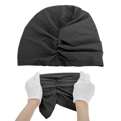  Unique Bargains Polyester Knotted Swimming Cap 1 Pc