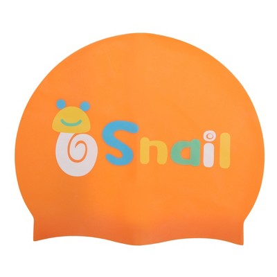  Unique Bargains Kid's Silicone Snail Swim Cap 1 Pc
