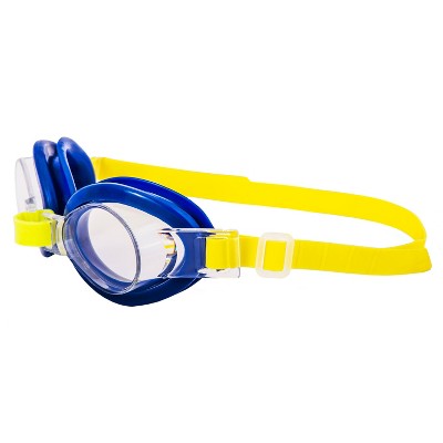 Aqua Leisure SPLASHTIME Kids' Swim Goggles - Blue: Latex-Free, Adjustable Polycarbonate Lens