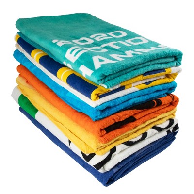  Northlight Printed Light Weight Assorted Beach Towels - Pack Of 24