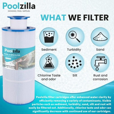  Poolzilla Replacement Pool And Spa Filter For 6541-397, Sundance MicroClean Ultra, Sundance 6541-397, AK-6541397, UFC-397