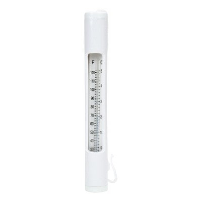  Northlight 6.75" White Round Swimming Pool Thermometer With White Cord
