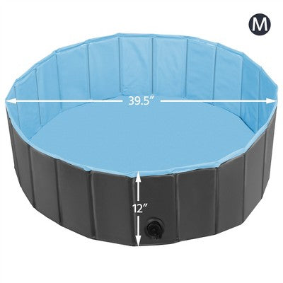  Yaheetech Foldable Pet Swimming Pool For Cats And Dogs
