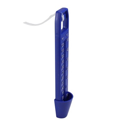  Northlight Large Pocket Swimming Pool And Spa Thermometer With Cord 9.5" - Blue/White