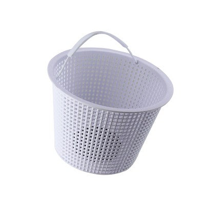  Pool Central 6.75" White Round Heavy Weighted Swimming Pool Skimmer Basket