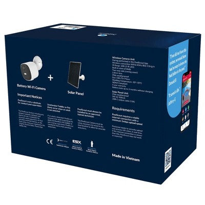  PoolScout: Wireless Pool Security Camera, Battery & Solar, Drowning Alarm