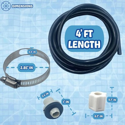 Poolzilla Offline Feeder Connection Pack - Compatible With Hayward CL200, CL220 Feeders
