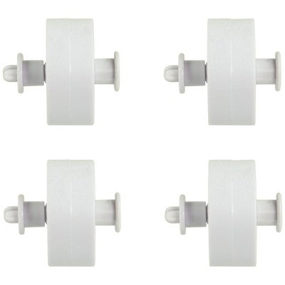 Pool Central Set Of 4 Replacement Wheels For Swimming Pool Vacuums 1.25"